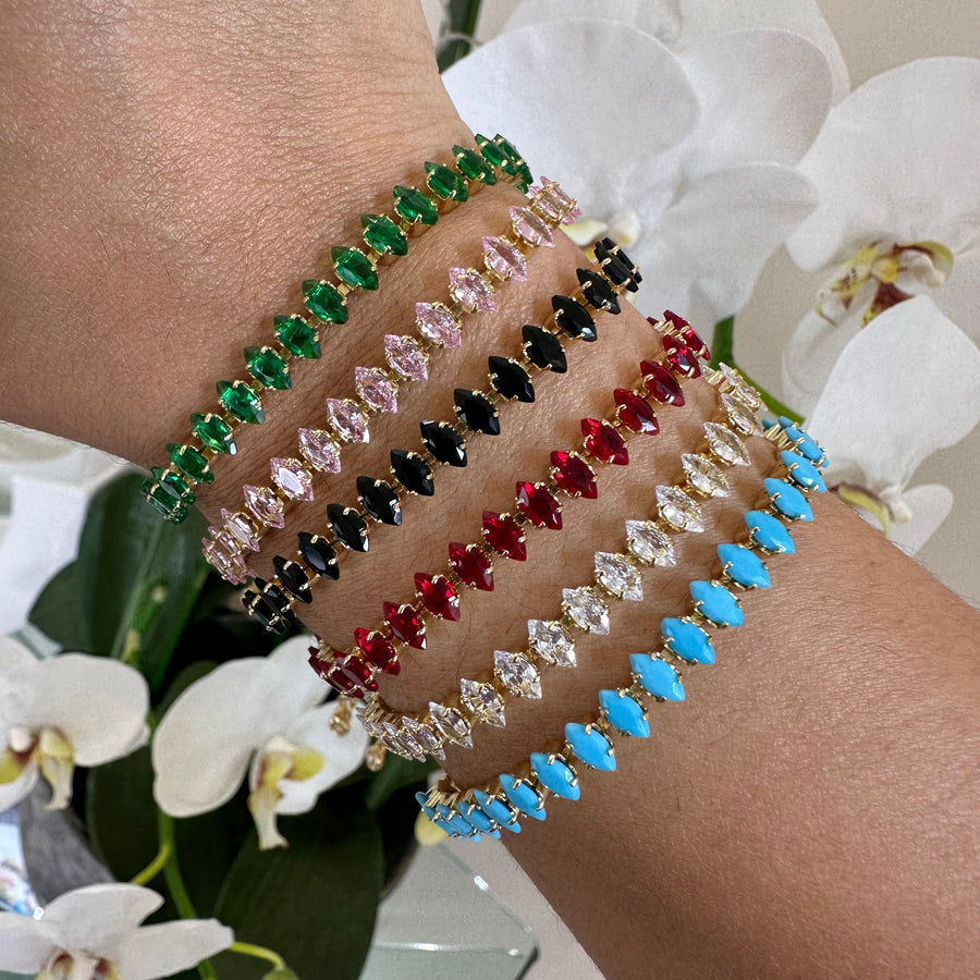 Tennis Rombo Color Bracelets