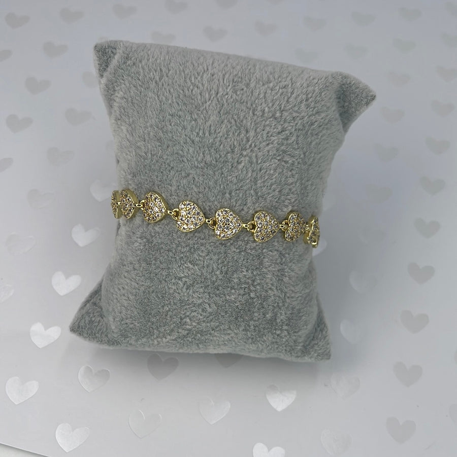 Heart Diamond Bracelet