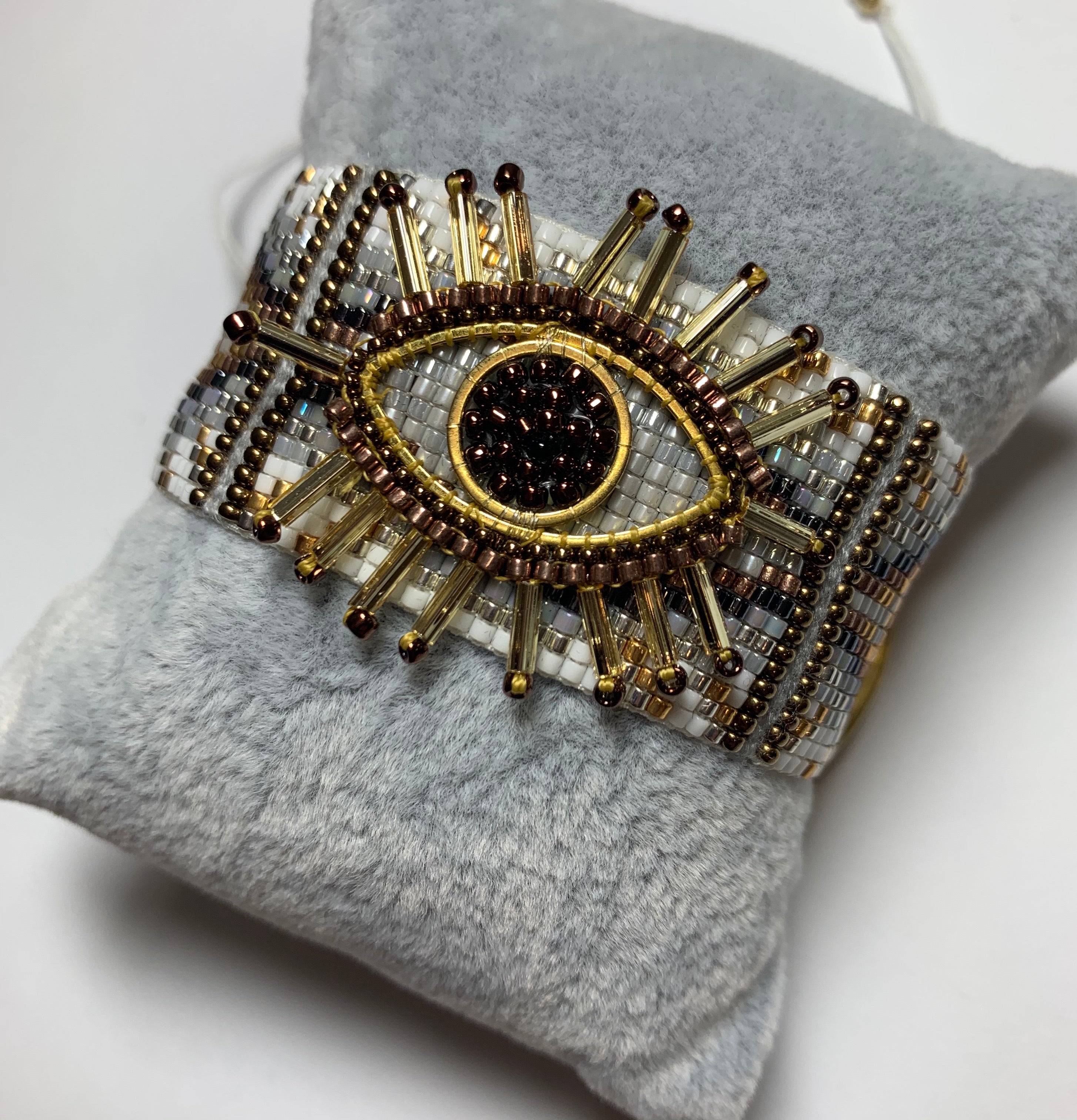 Evil Eye with Lashes Bracelet