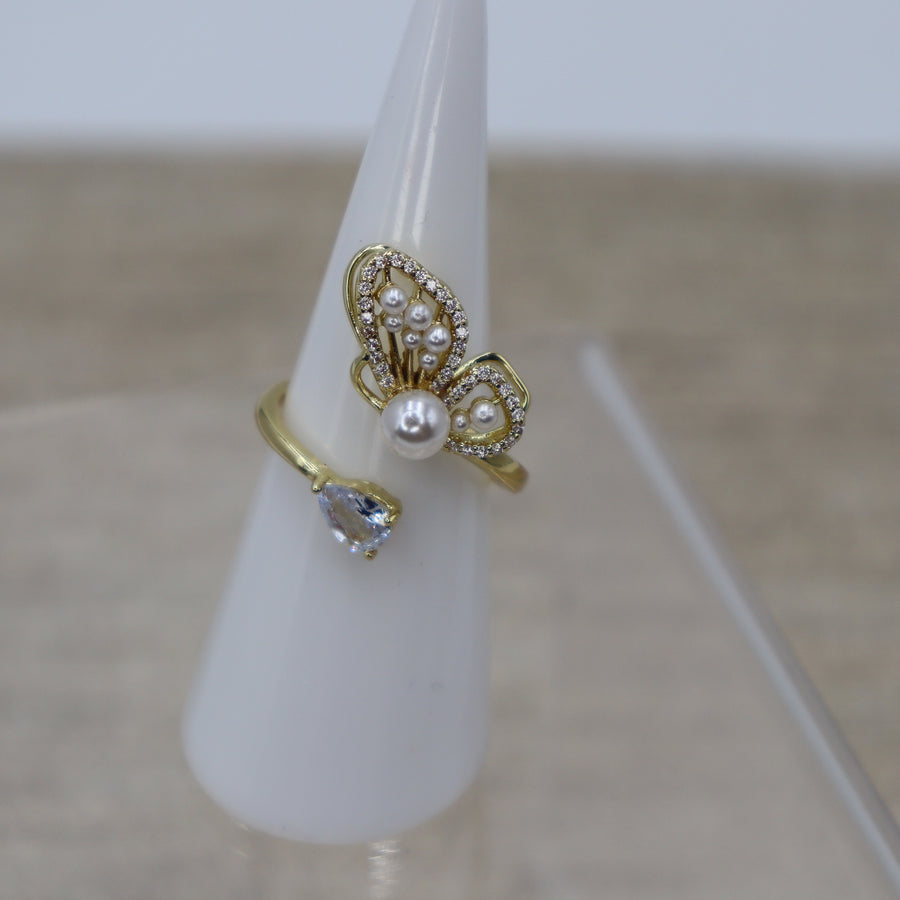 Butterfly Pearls Ring