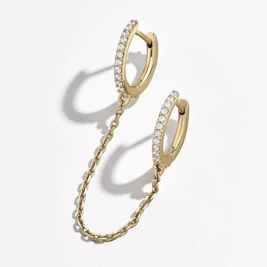 Double Zirconium Hoops