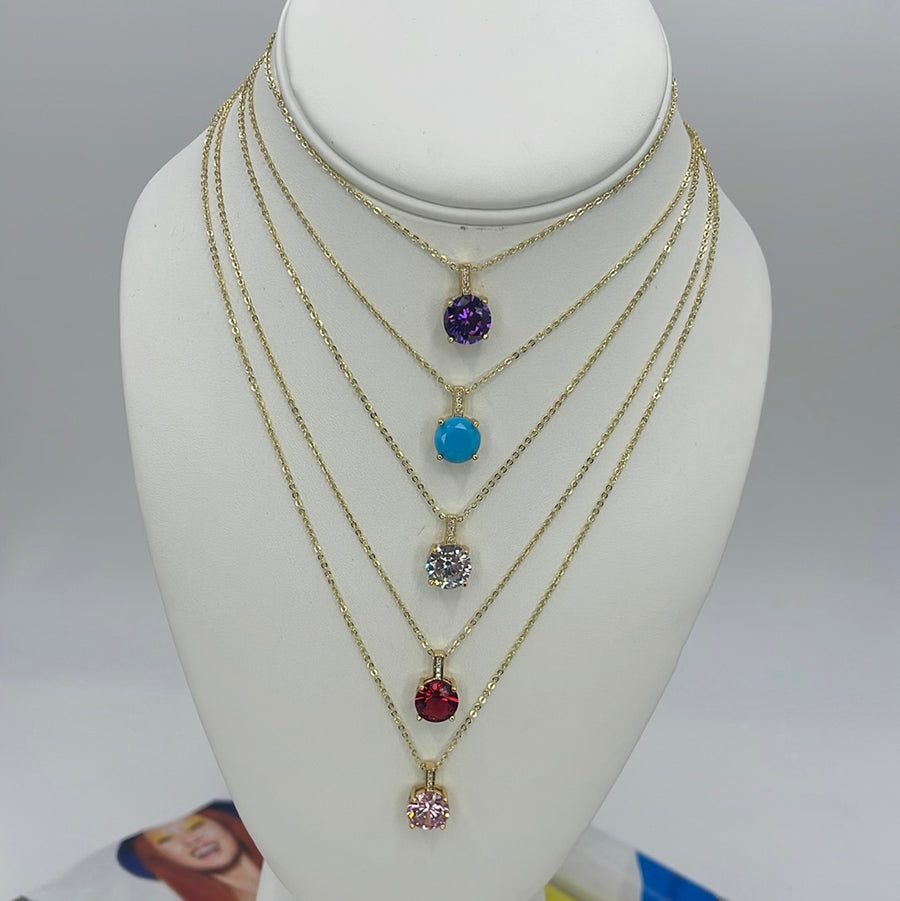 Diamond Color Necklace