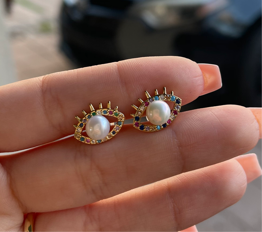 Pearls Shape Earrings