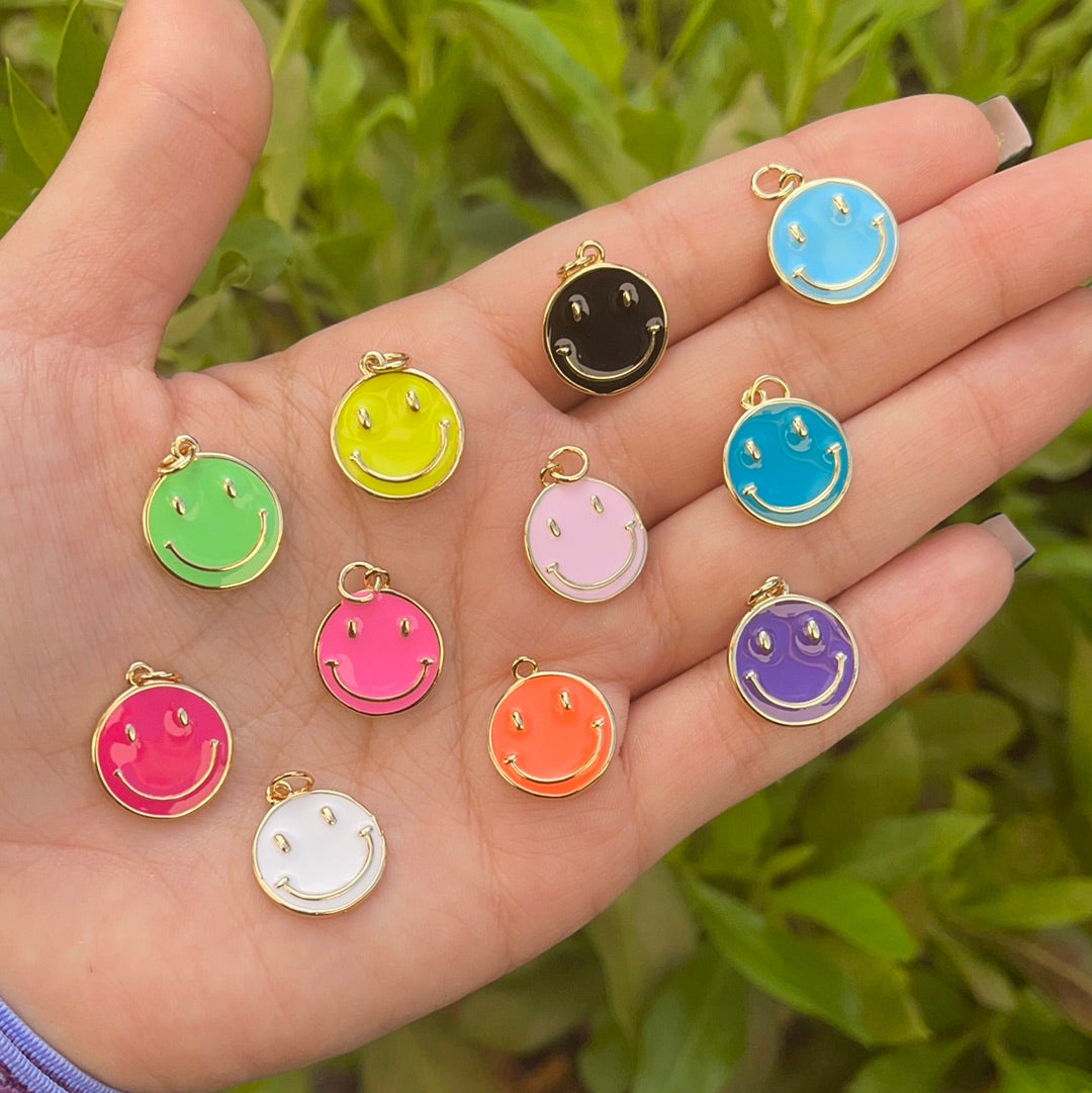 Smiley Face Colors Charm