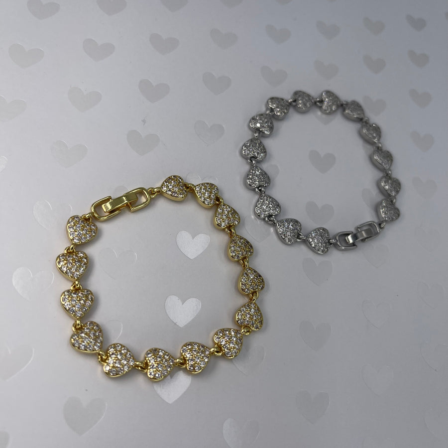 Heart Diamond Bracelet