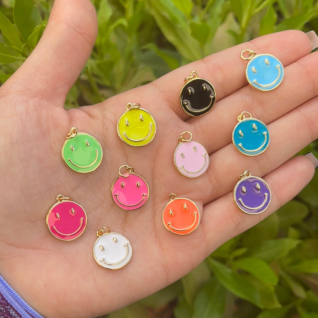 Smiley Face Colors Charm