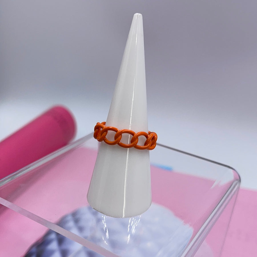 Summer Neon Link Ring