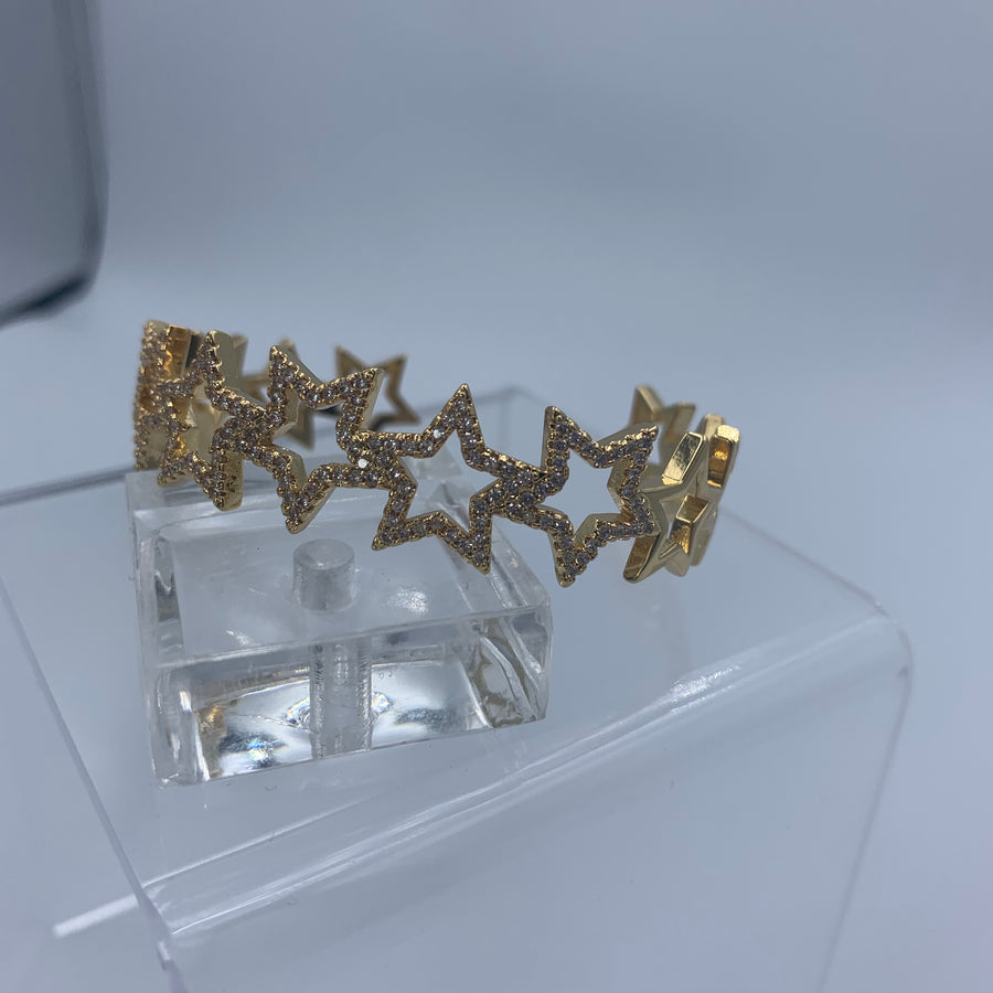 Stars Zirconium Cuff