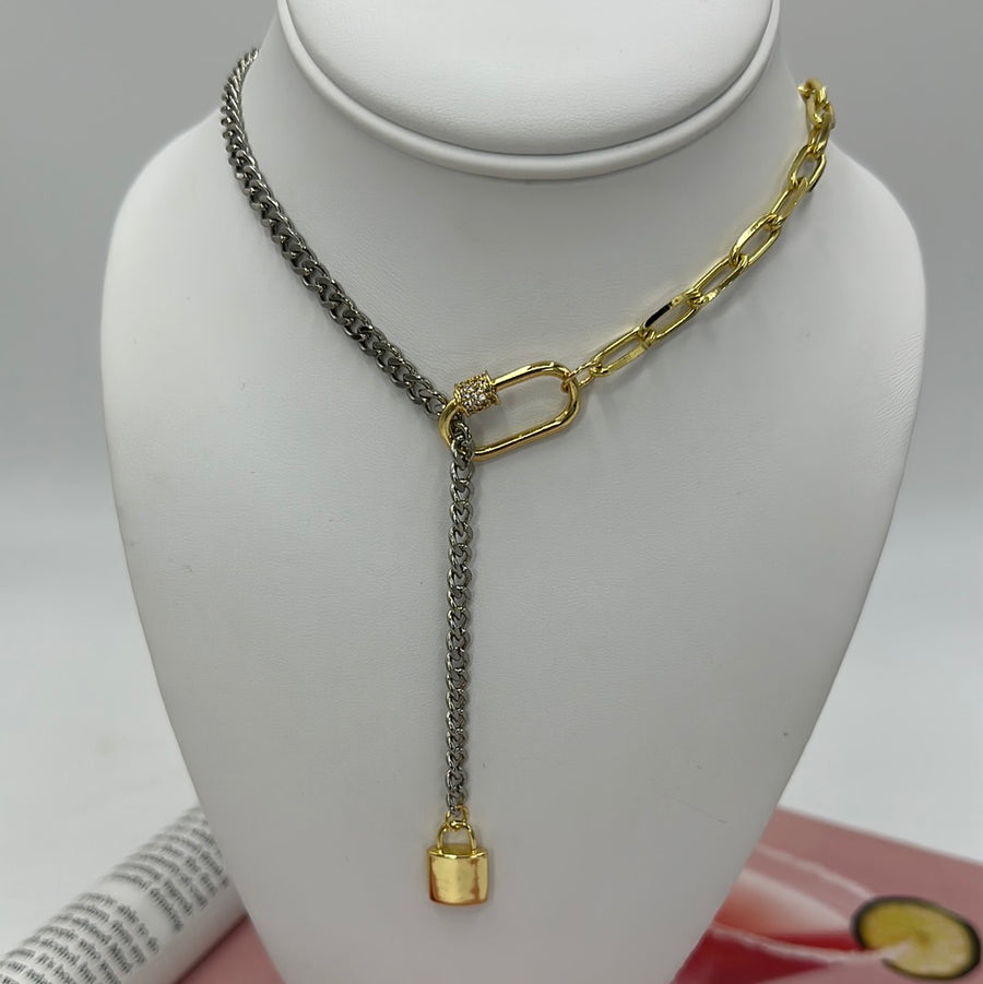 Two Tone Layer Necklace