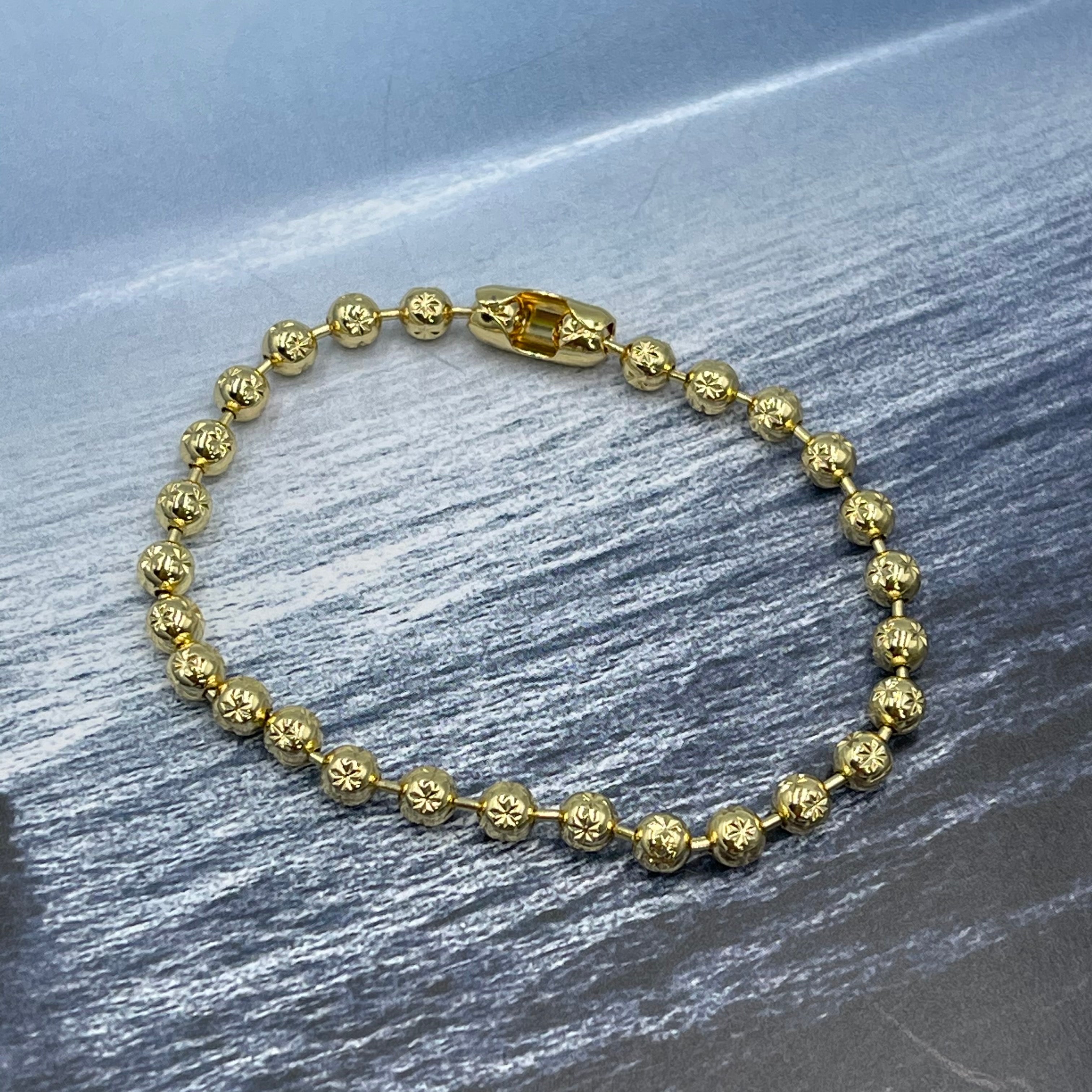 Gold Beads Bracelet