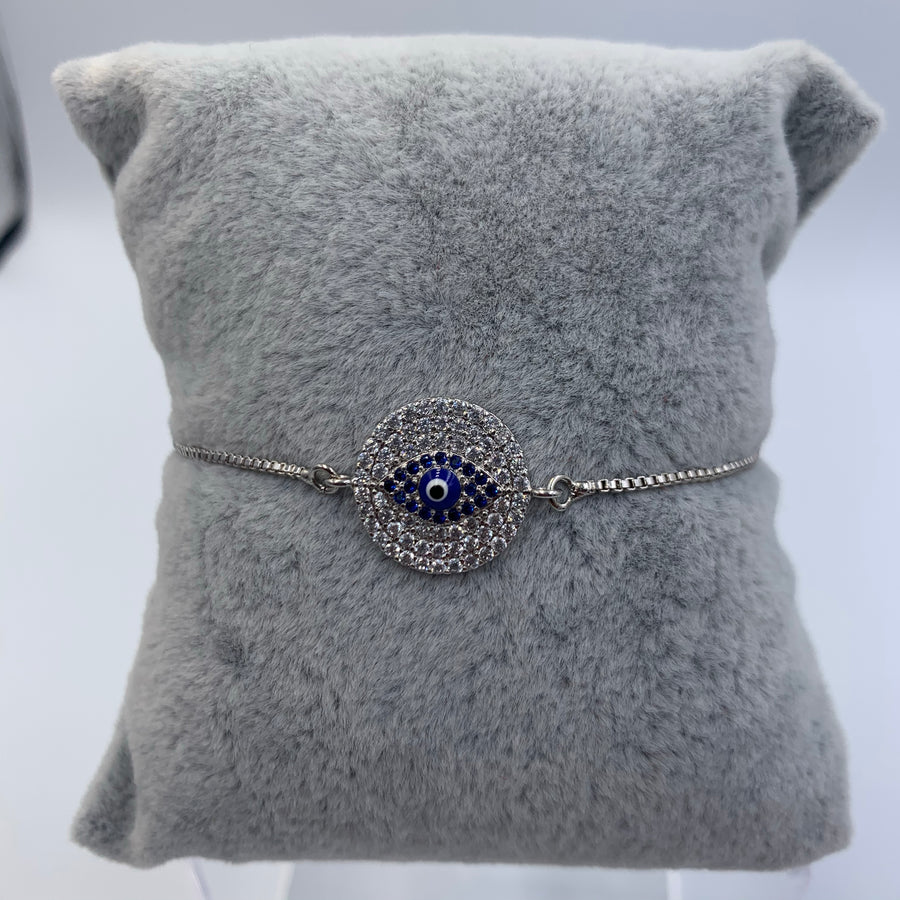 Circle Evil Eye Bracelet