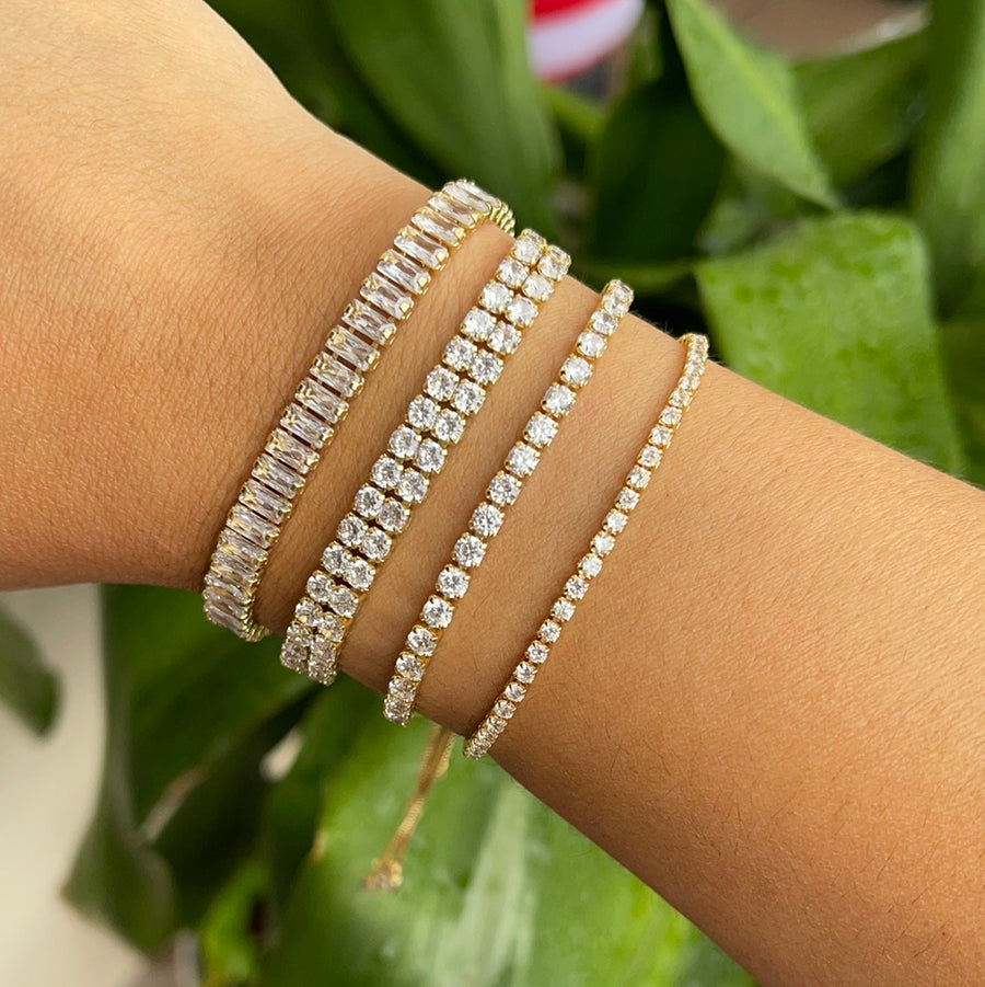 Tennis White Crystals Bracelet