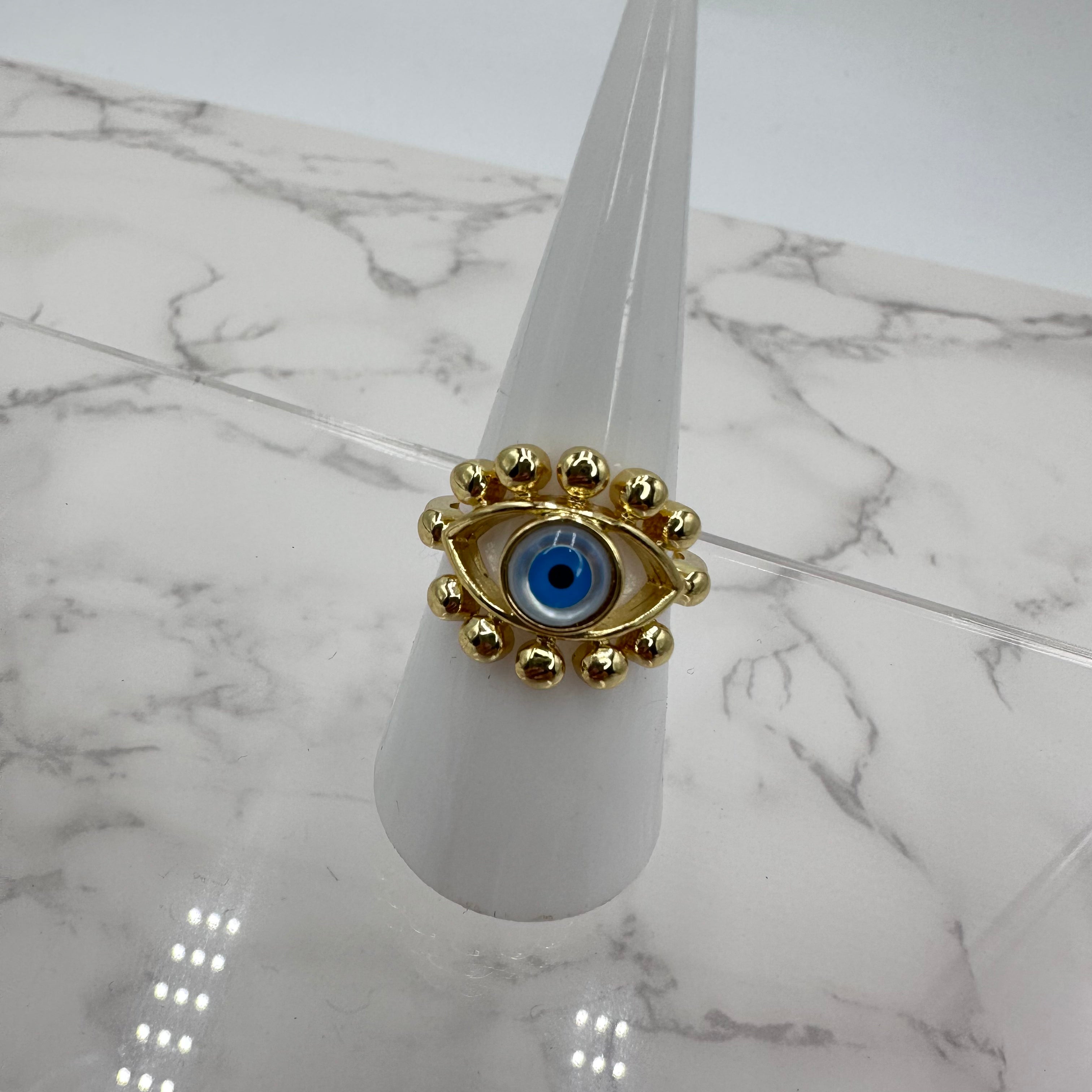 Evil Eye Point Ring