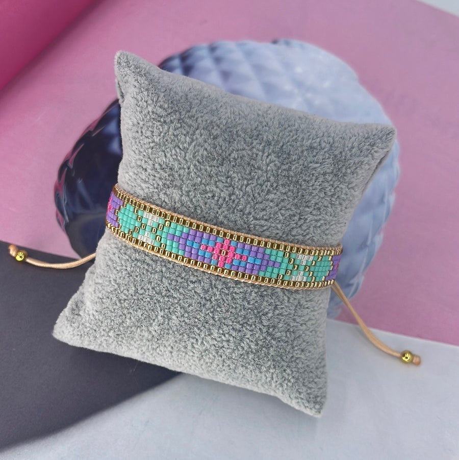 Rombo Pastel Beaded Bracelet