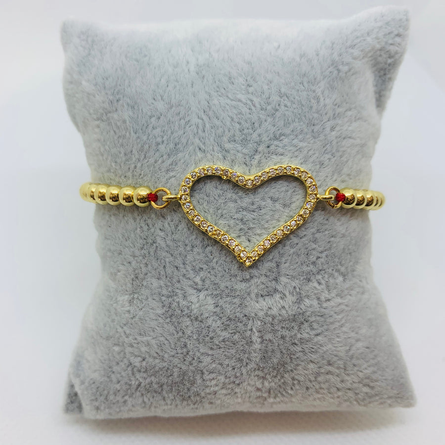 Heart Beaded Bracelet