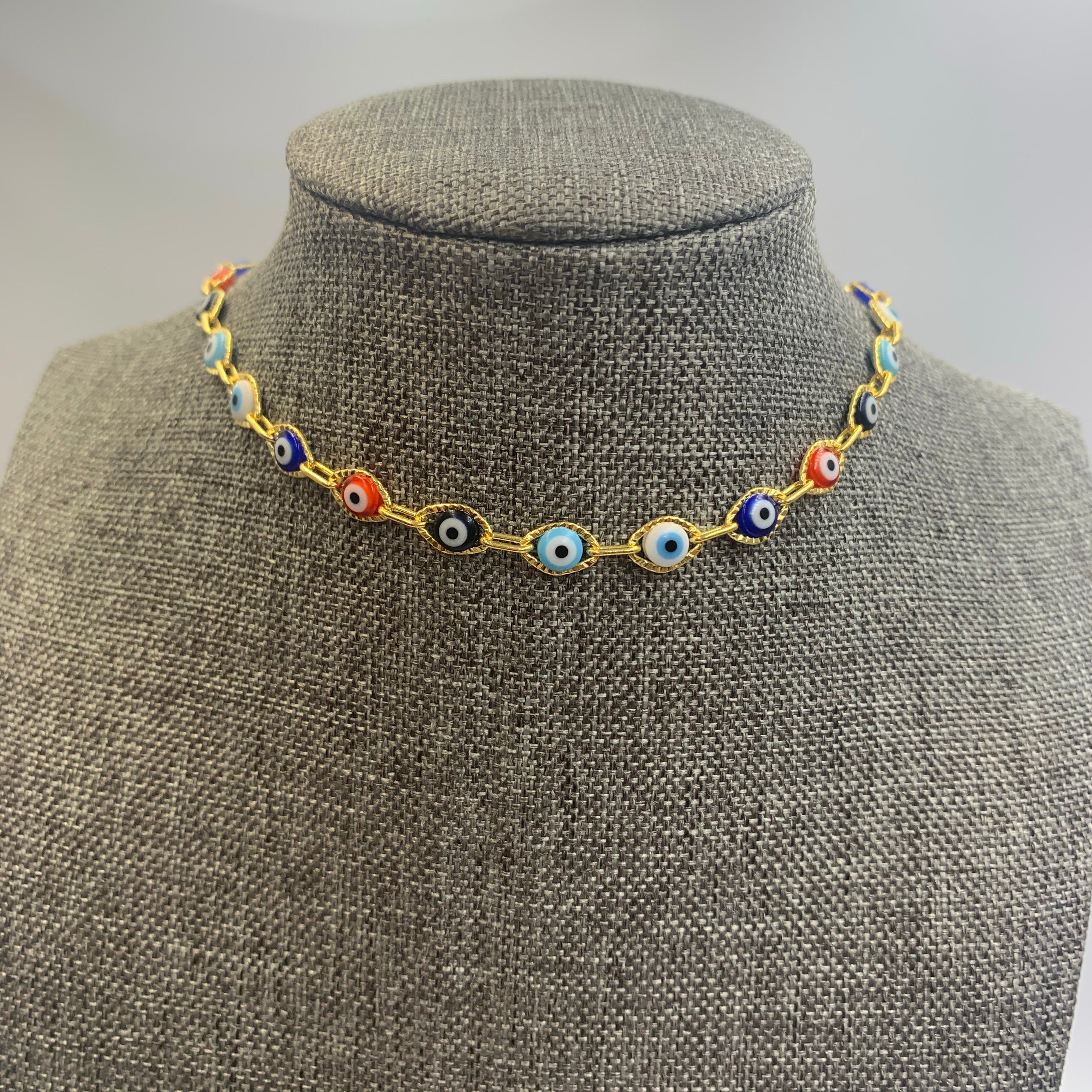 Full Colors Evil Eye Choker