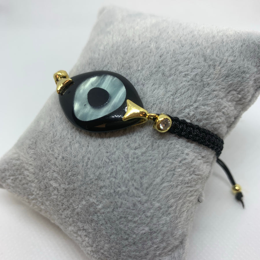 Stone Evil Eye Bracelet