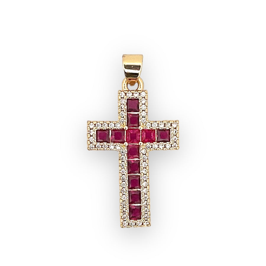 Color Cross Charm