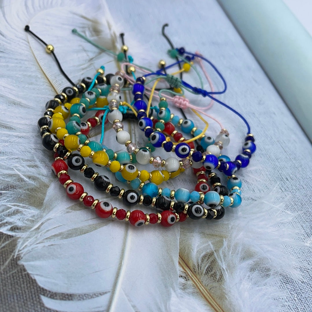 Thread Evil eye Bracelet