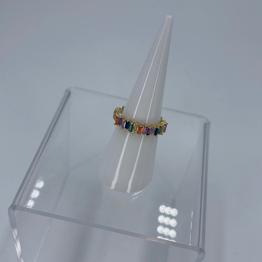 Full Color Crystals Rings