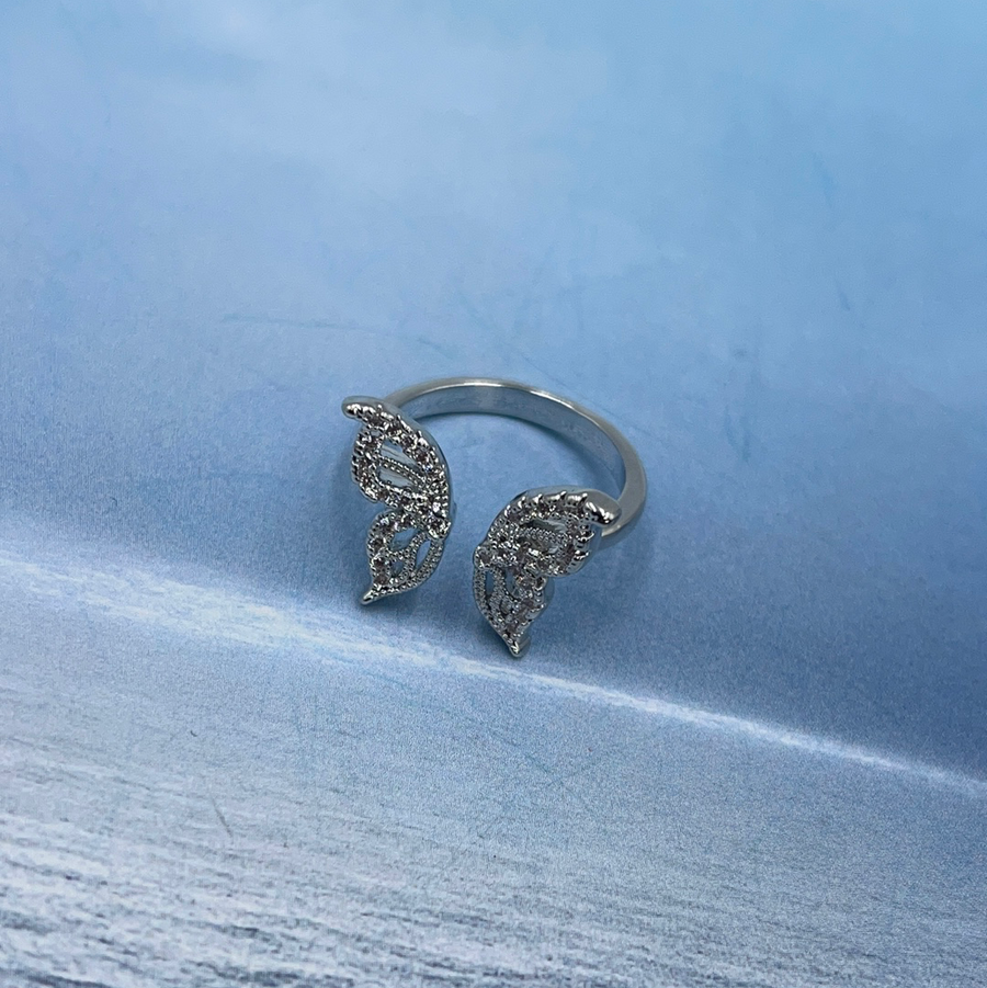 Butterfly Zirconium Ring