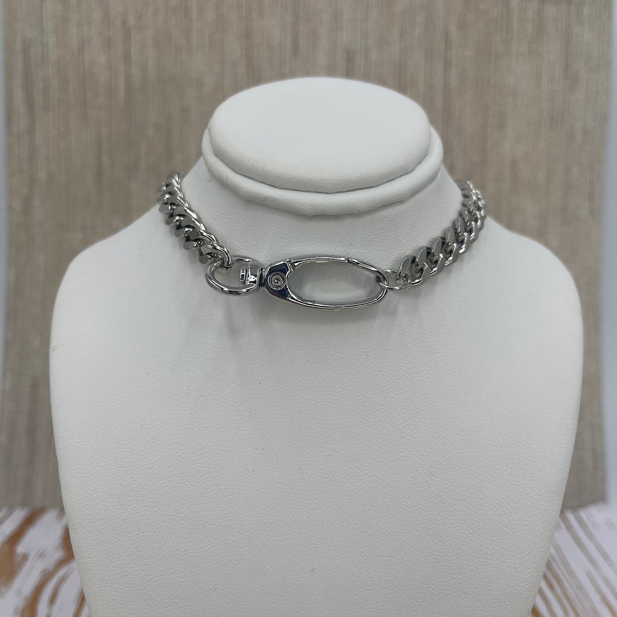 Oval Lock Necklace