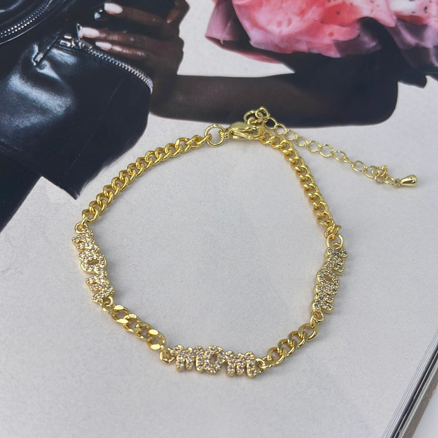 Cuban Link Shapes Bracelet