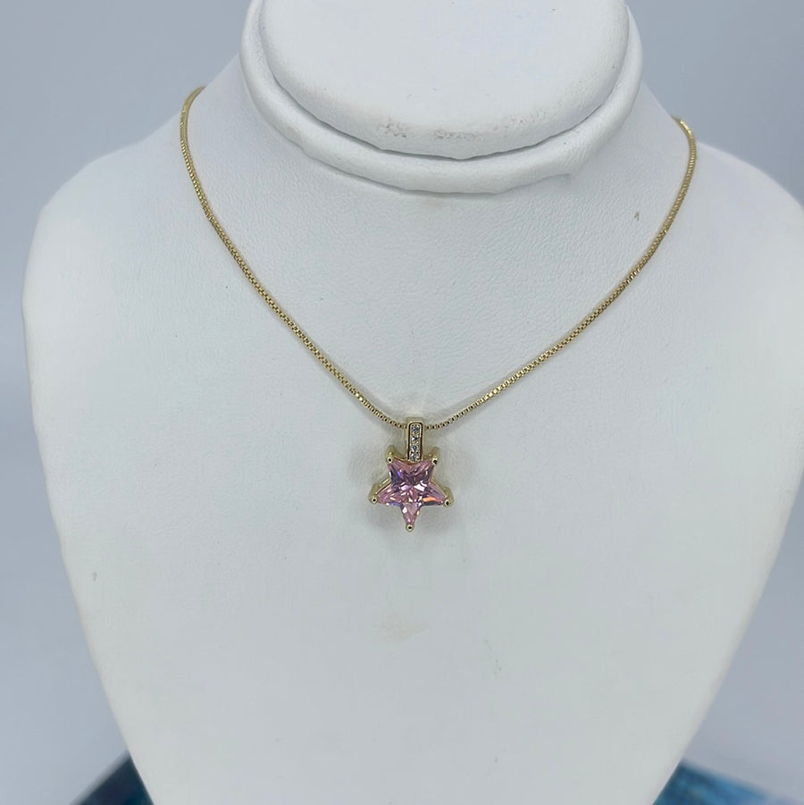 Star Diamond Color Necklace