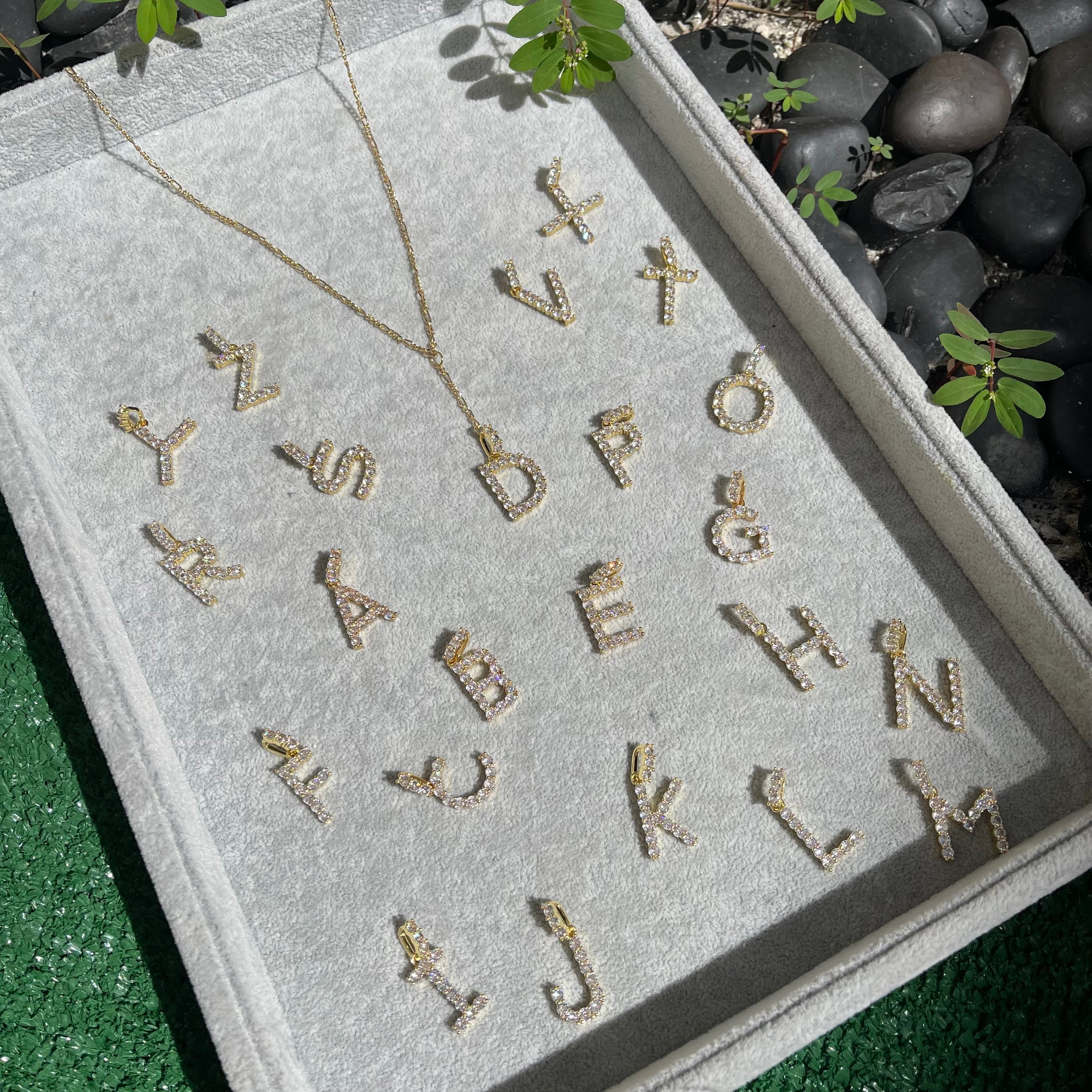 Shiny Initial Necklace