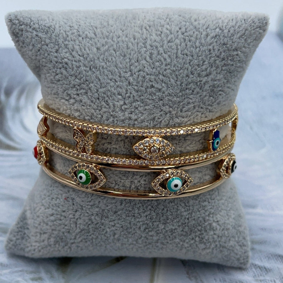 Evil Eye Color Cuff