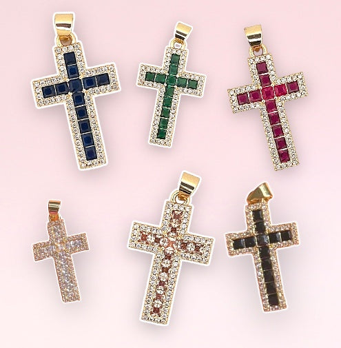 Color Cross Charm