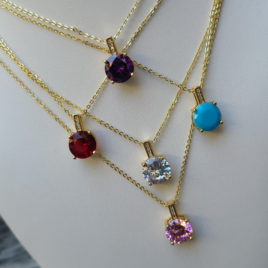 Diamond Color Necklace