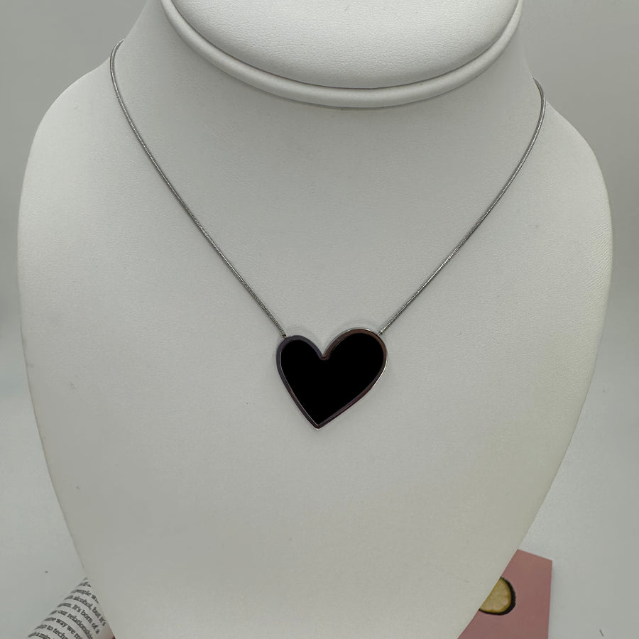 Stone Heart Necklace