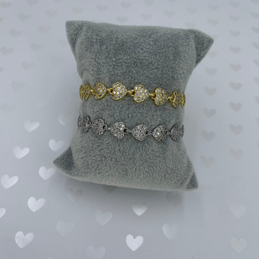 Heart Diamond Bracelet