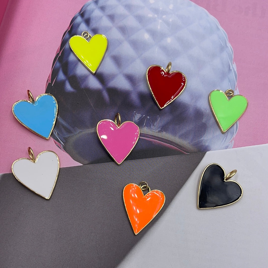 Heart Colors Charm