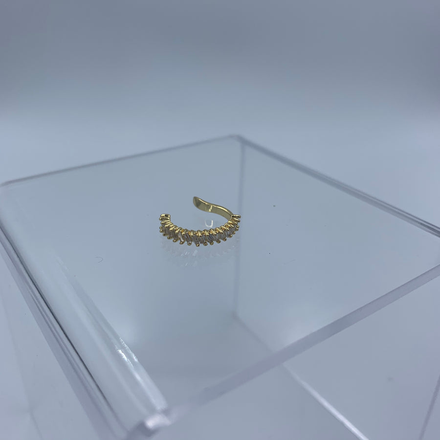 Gold Zirconium Earcuff