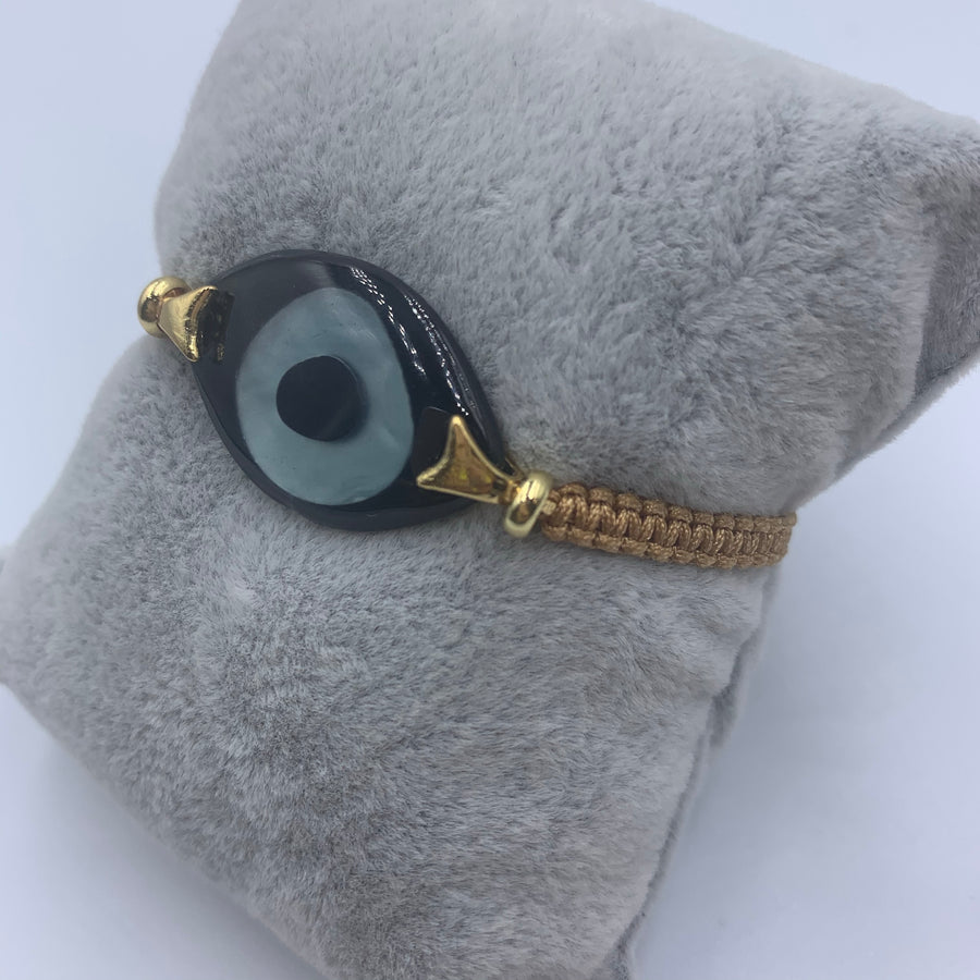 Stone Evil Eye Bracelet