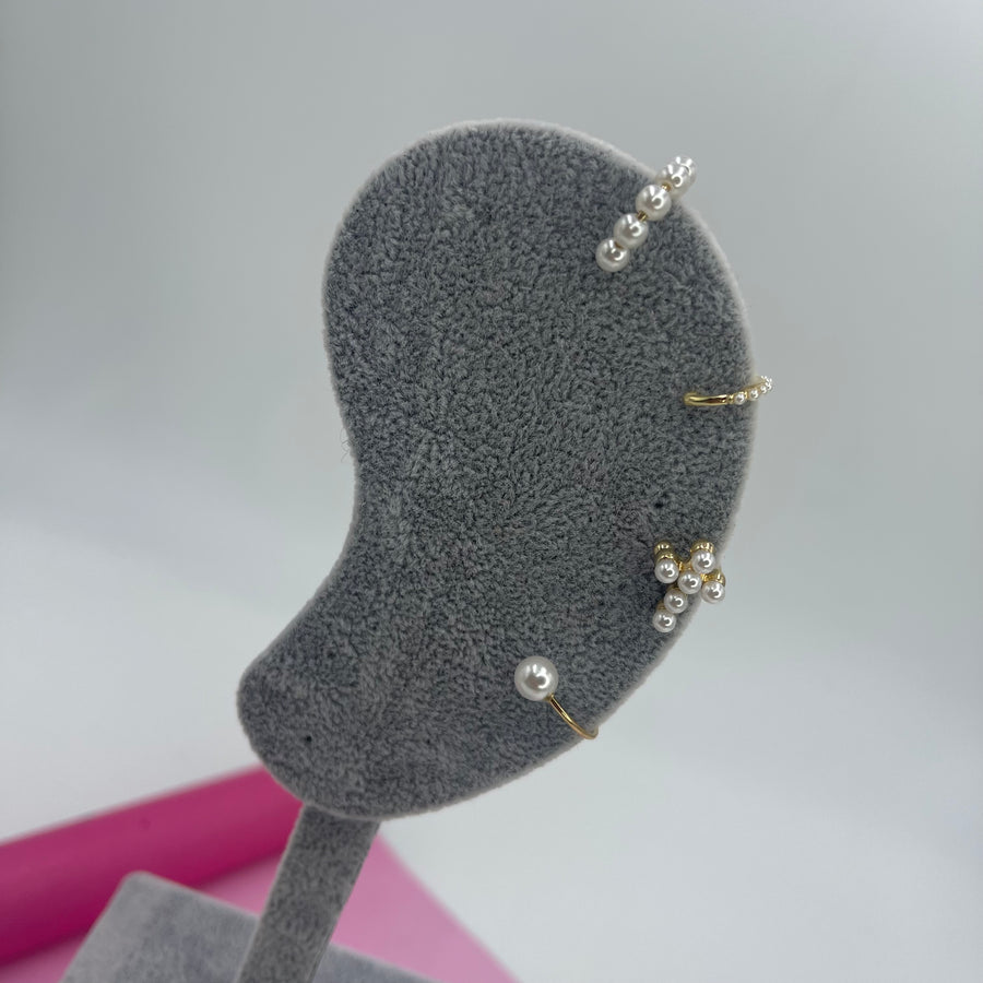 Pearls Earcuff