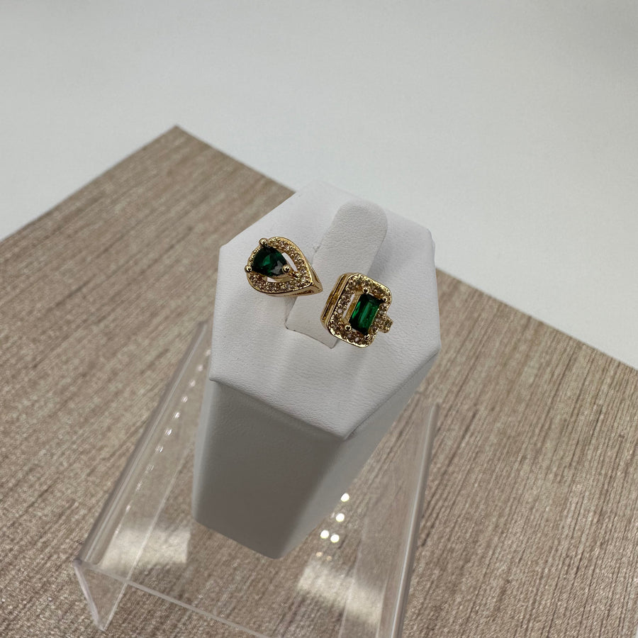 Emerald Baguette Ring