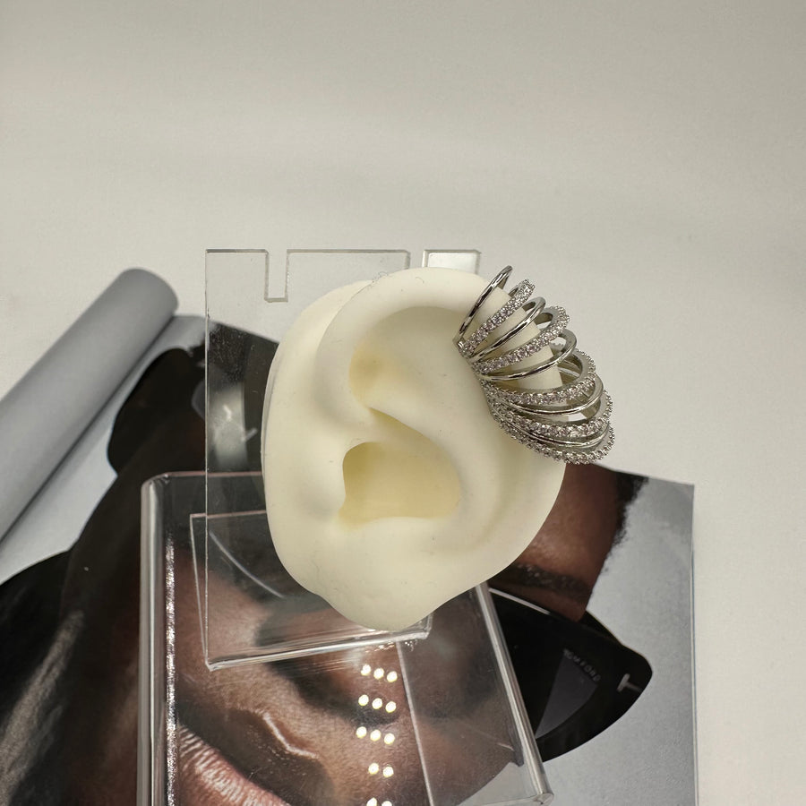 Glam Full Zirconium Earcuff