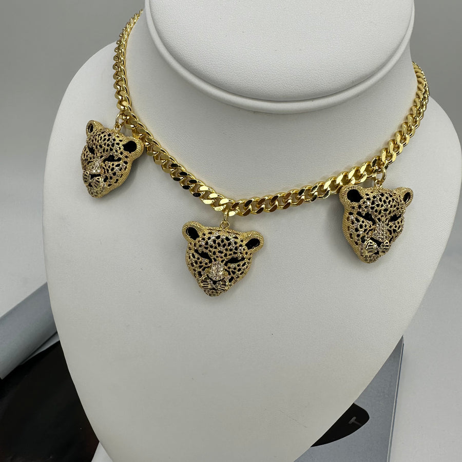 Leopard Glam Necklace