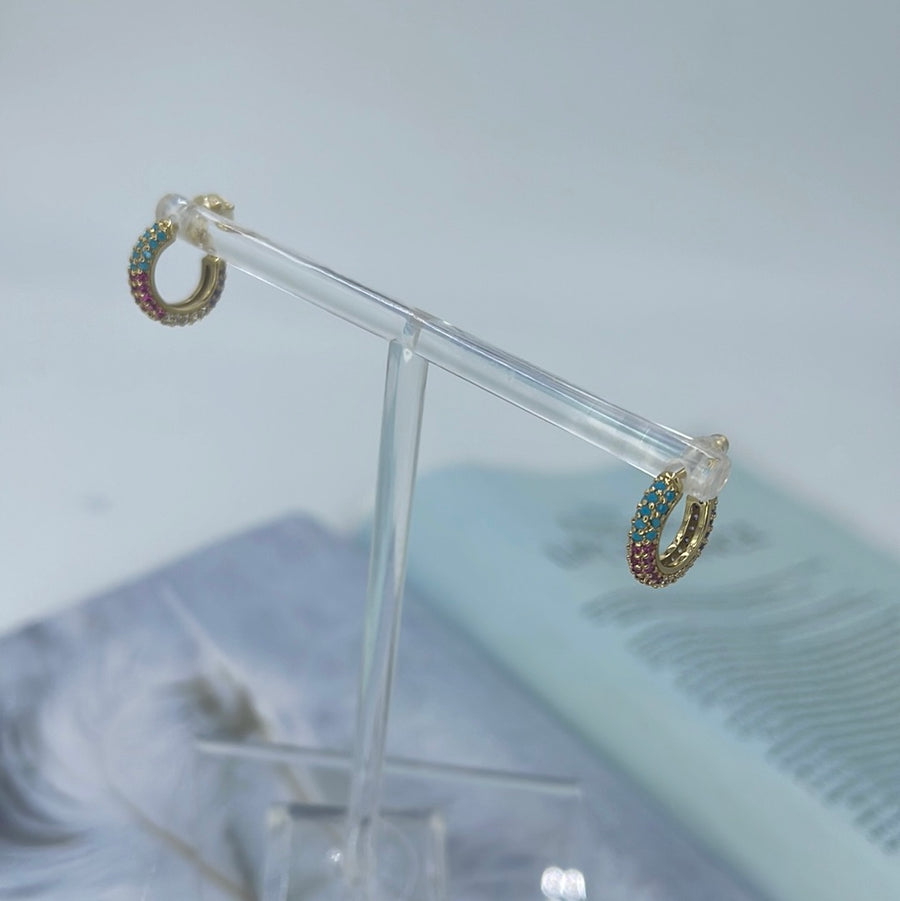 Basic Small Zirconium Hoops