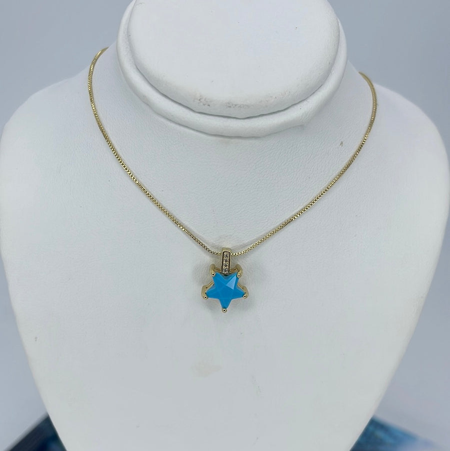 Star Diamond Color Necklace