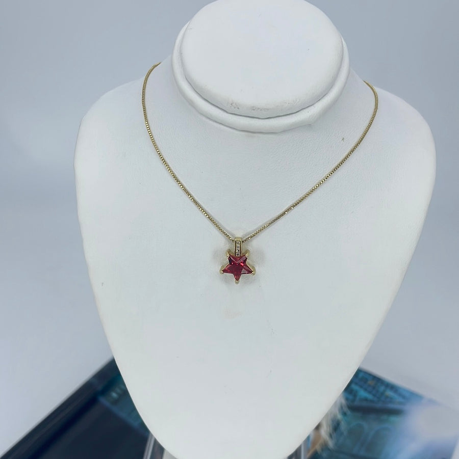 Star Diamond Color Necklace