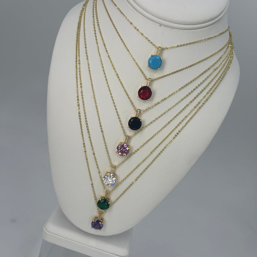 Diamond Color Necklace