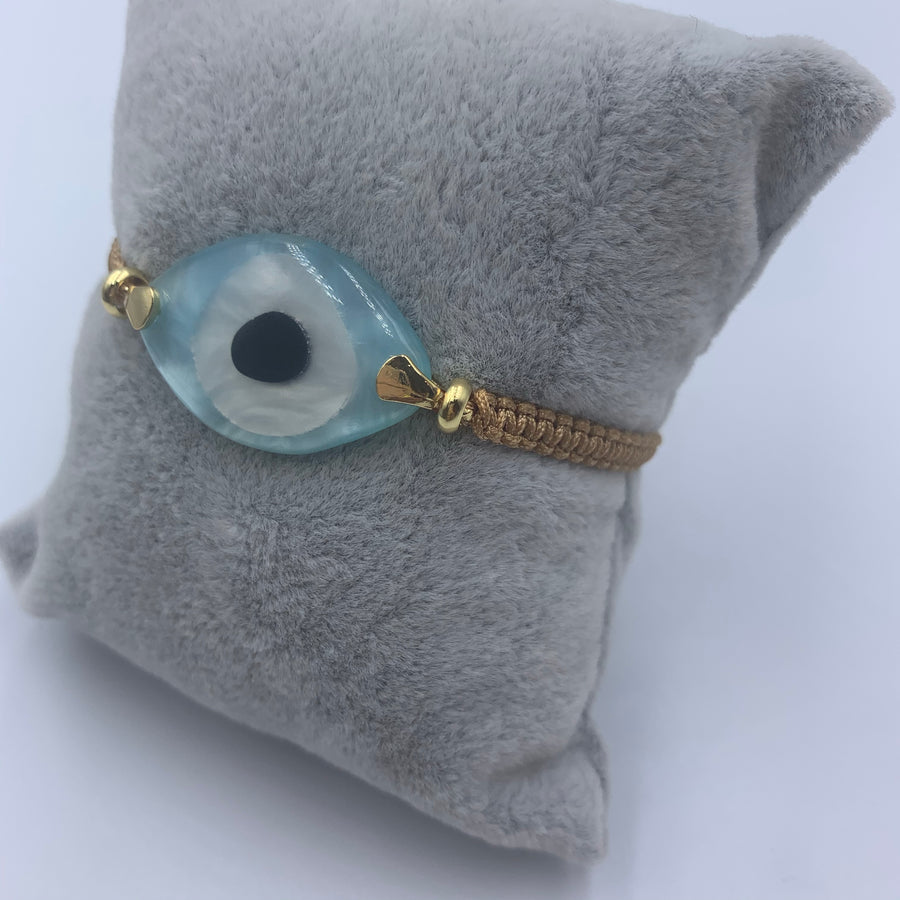 Stone Evil Eye Bracelet