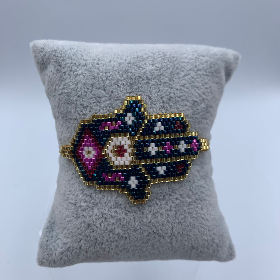 Fatima’s Hand Beaded Bracelet