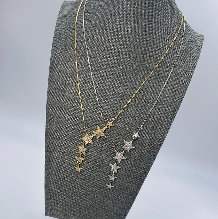 Star Drops Necklace