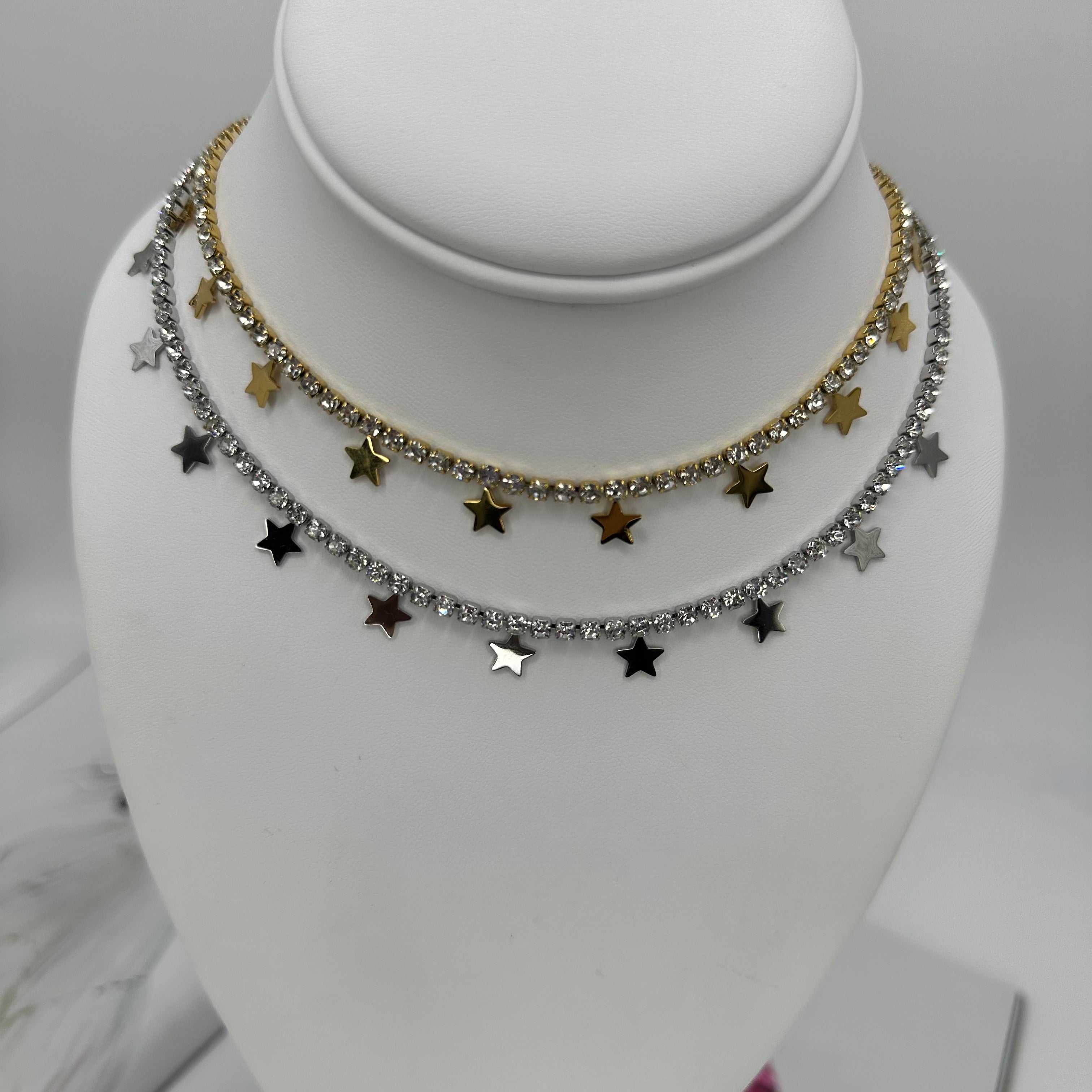 Stars Tennis Necklace