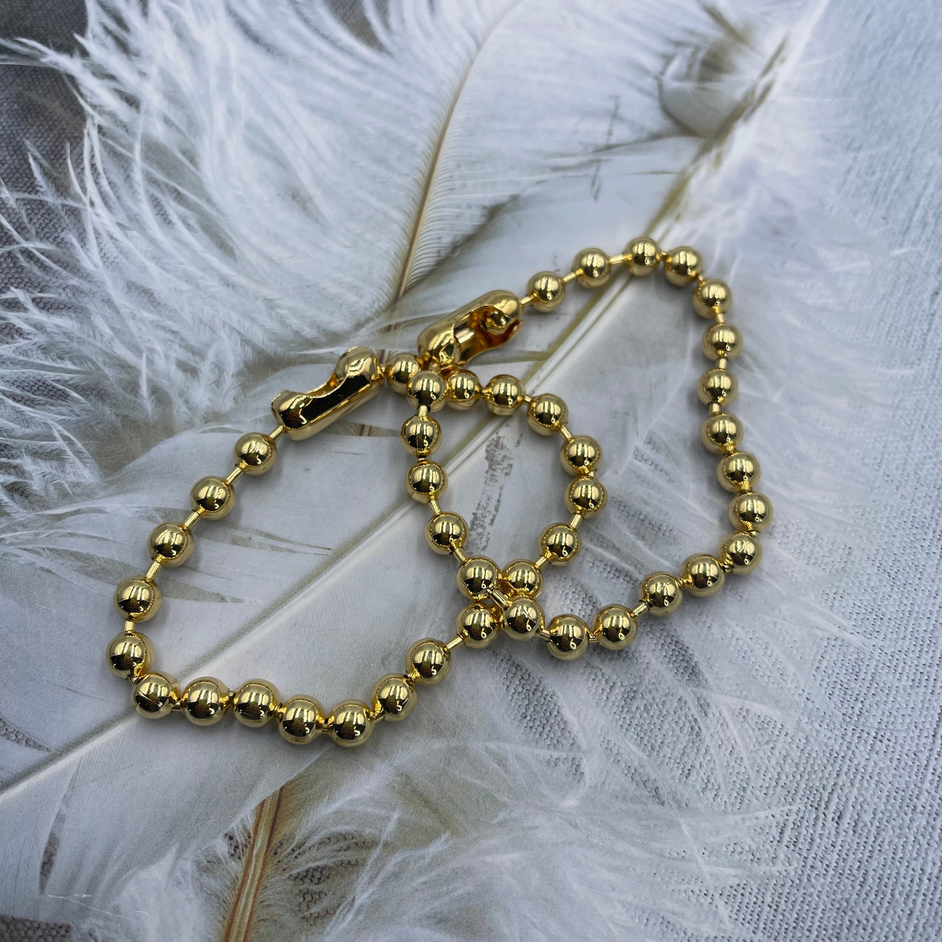 Big Gold Balls Bracelet